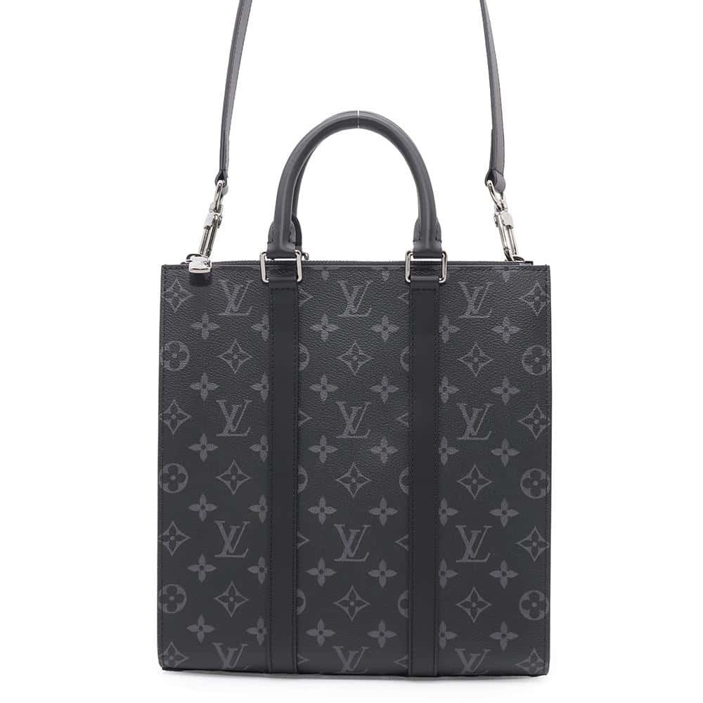 Louis Vuitton Handbag Eclipse Sac Plat Cross Shoulder Bag Black